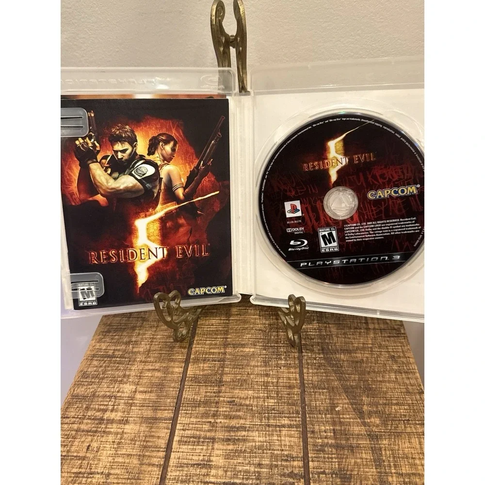 Resident Evil 5 (Sony PlayStation 3, PS3) Complete CIB - Tested & Working